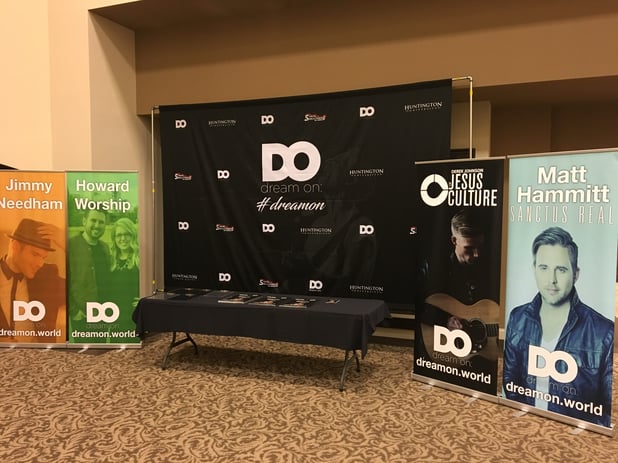 Dream On Conference Display Courtesy of Sign Solutions of Ohio